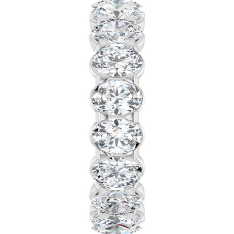 14K White Gold 4 1/2 CTW Lab-Grown Diamond Eternity Band Size 7