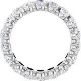 Platinum 4 1/2 CTW Lab-Grown Diamond Eternity Band Size 7