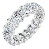 14K White Gold 4 1/3 CTW Lab-Grown Diamond Eternity Band Size 5