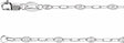 Sterling Silver 2.5 mm Light Paperclip-Style Starburst Mirror 24" Chain