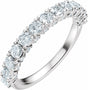 14K White Gold 1 CTW Lab-Grown Diamond Anniversary Band
