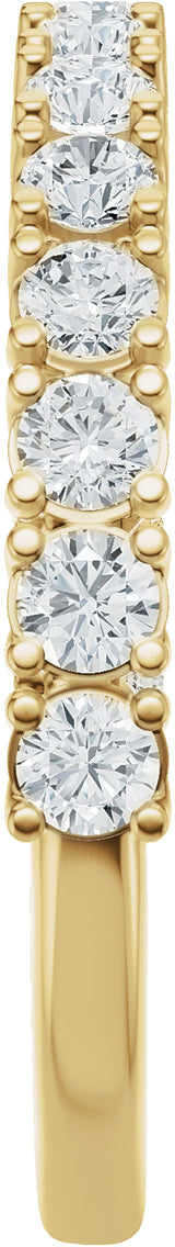 14K Yellow Gold 7/8 CTW Lab-Grown Diamond Anniversary Band