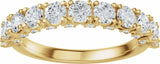 14K Yellow Gold 1 1/5 CTW Lab-Grown Diamond Anniversary Band