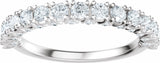 14K White Gold 7/8 CTW Lab-Grown Diamond Anniversary Band