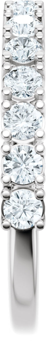 14K White Gold 7/8 CTW Lab-Grown Diamond Anniversary Band