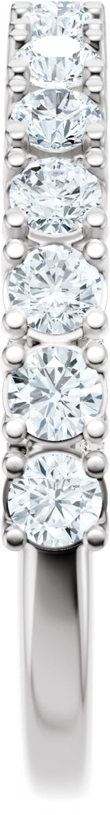 14K White Gold 7/8 CTW Lab-Grown Diamond Anniversary Band
