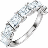 14K White Gold 2 7/8 CTW Lab-Grown Diamond Anniversary Band