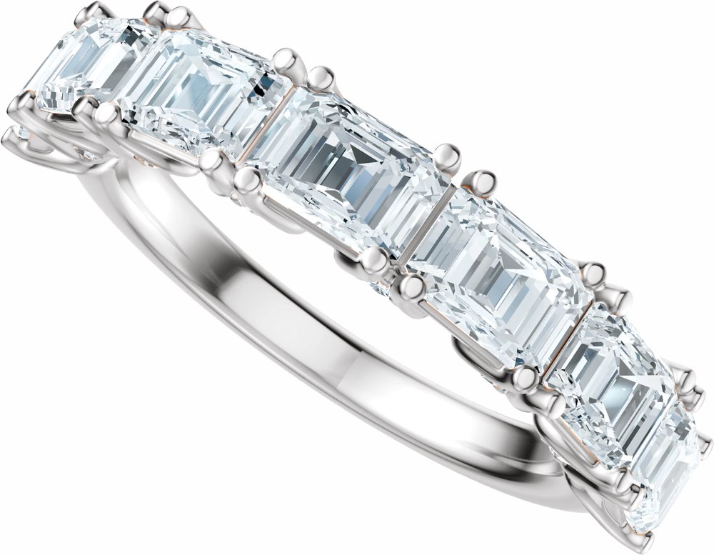 14K White Gold 2 7/8 CTW Lab-Grown Diamond Anniversary Band