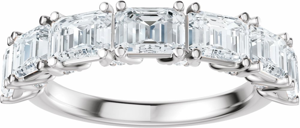 14K White Gold 2 7/8 CTW Lab-Grown Diamond Anniversary Band