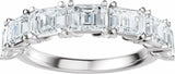 14K White Gold 2 7/8 CTW Lab-Grown Diamond Anniversary Band