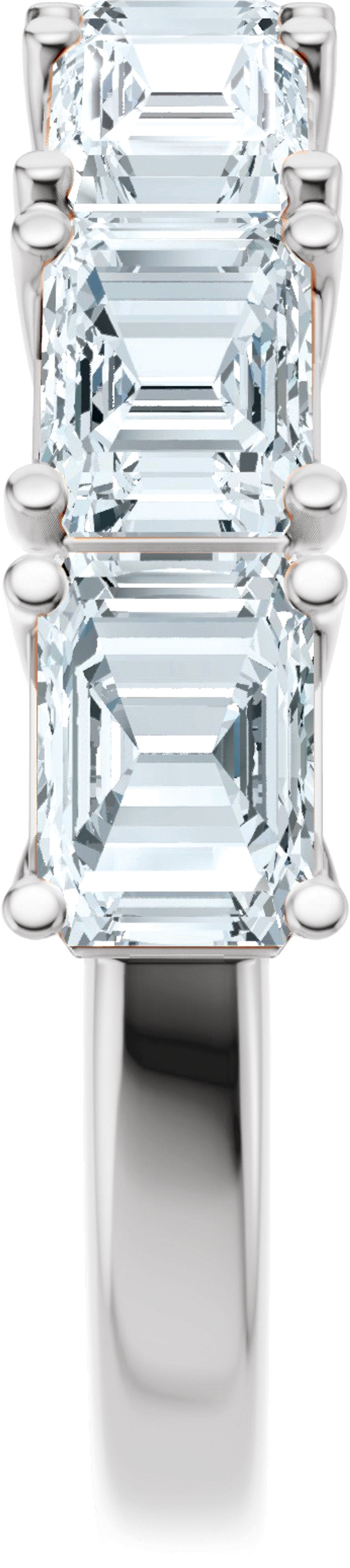 14K White Gold 2 7/8 CTW Lab-Grown Diamond Anniversary Band