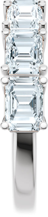 14K White Gold 2 7/8 CTW Lab-Grown Diamond Anniversary Band