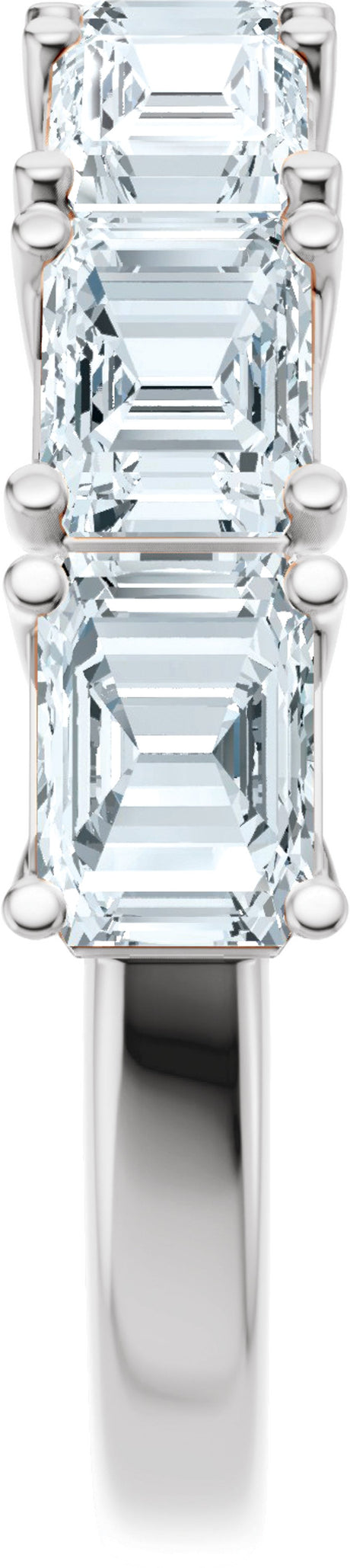 14K White Gold 2 7/8 CTW Lab-Grown Diamond Anniversary Band