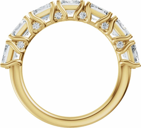 14K Yellow Gold 2 7/8 CTW Lab-Grown Diamond Anniversary Band