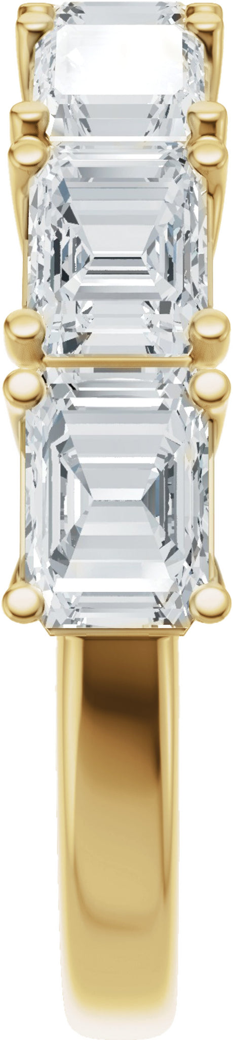 14K Yellow Gold 2 7/8 CTW Lab-Grown Diamond Anniversary Band