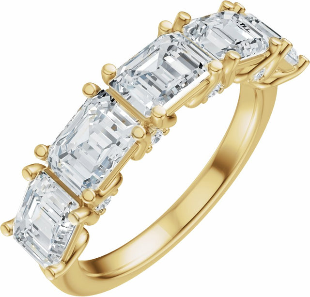 14K Yellow Gold 2 7/8 CTW Lab-Grown Diamond Anniversary Band