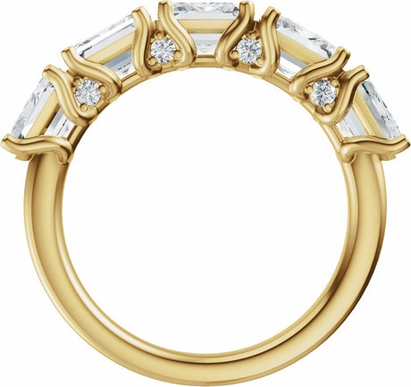 14K Yellow Gold 2 7/8 CTW Lab-Grown Diamond Anniversary Band