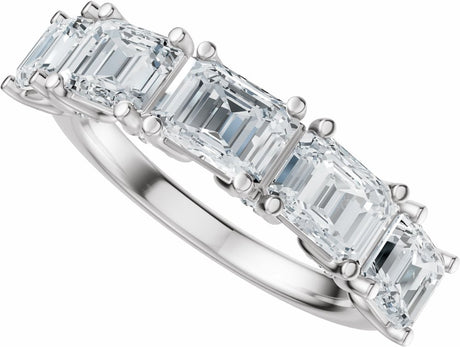 14K White Gold 2 7/8 CTW Lab-Grown Diamond Anniversary Band
