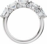 14K White Gold 2 7/8 CTW Lab-Grown Diamond Anniversary Band