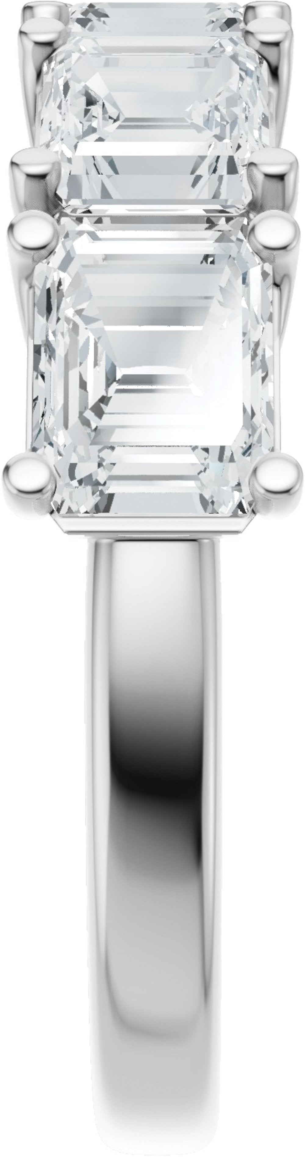 14K White Gold 2 7/8 CTW Lab-Grown Diamond Anniversary Band