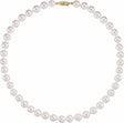 14K Yellow Gold-Filled Cultured White Freshwater Pearl 18" Necklace