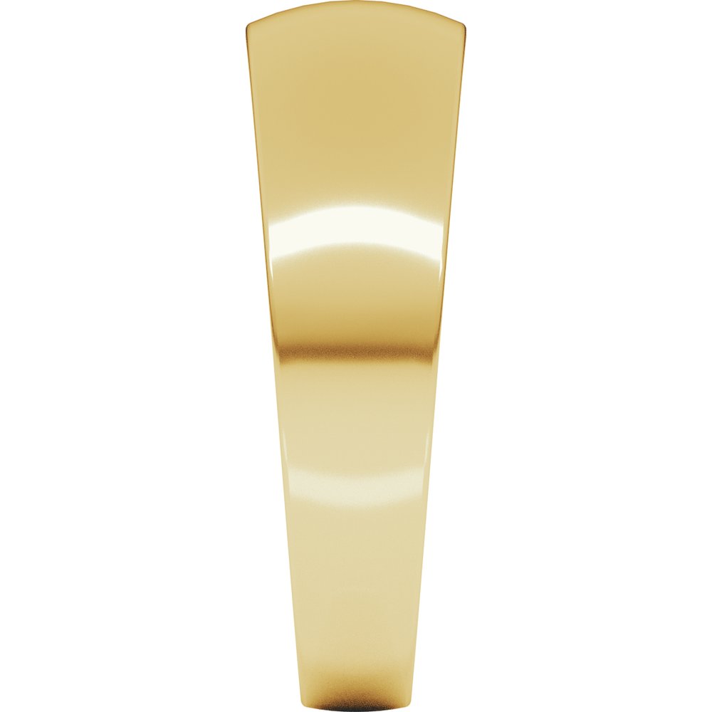 14K Yellow Gold 6 mm Round Tapered Lightweight Band Size7