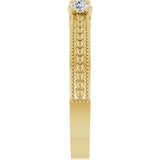 14K Yellow Gold 1/4 CTW Lab-Grown Diamond Anniversary Band