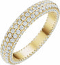 14K Yellow Gold 1 3/8 Lab-Grown Diamond Eternity Band