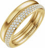 14K Yellow Gold 3/4 CTW Lab-Grown Diamond Eternity Band