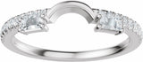 14K White Gold 1/5 CTW Lab-Grown Diamond Wrap-Style Ring Enhancer