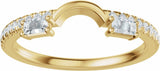 14K Yellow Gold 1/5 CTW Lab-Grown Diamond Wrap-Style Ring Enhancer