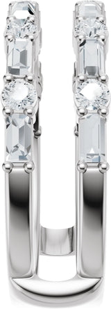14K White Gold 7/8 CTW Lab-Grown Diamond Accented Ring Guard