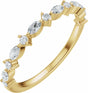 14K Yellow Gold 1/4 CTW Lab-Grown Diamond Anniversary Band