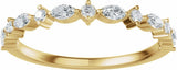 14K Yellow Gold 1/4 CTW Lab-Grown Diamond Anniversary Band