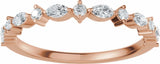 14K Rose Gold 1/4 CTW Lab-Grown Diamond Anniversary Band