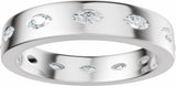 14K White Gold 5/8 CTW Lab-Grown Diamond Eternity Band