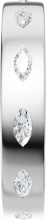 14K White Gold 5/8 CTW Lab-Grown Diamond Eternity Band