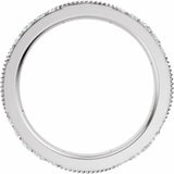 14K White Gold 9/10 CTW Lab-Grown Diamond Eternity Band