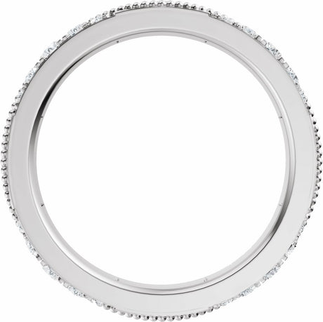14K White Gold 9/10 CTW Lab-Grown Diamond Eternity Band