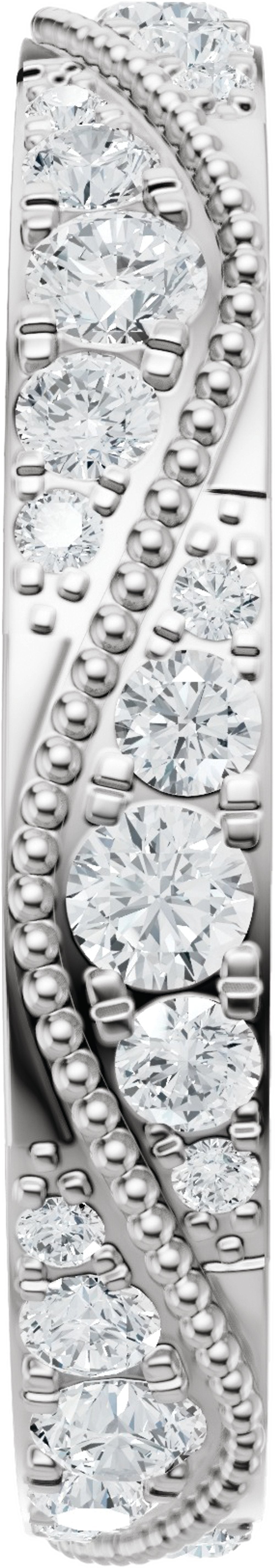 14K White Gold 9/10 CTW Lab-Grown Diamond Eternity Band