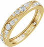 14K Yellow Gold 9/10 CTW Lab-Grown Diamond Eternity Band