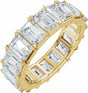 14K Yellow Gold 6 3/8 CTW Lab-Grown Diamond Eternity Band Size 4