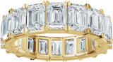 14K Yellow Gold 6 3/8 CTW Lab-Grown Diamond Eternity Band Size 4