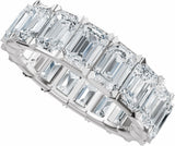 14K White Gold 6 3/4 CTW Lab-Grown Diamond Eternity Band Size 5.5