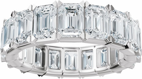 14K White Gold 6 3/4 CTW Lab-Grown Diamond Eternity Band Size 5.5