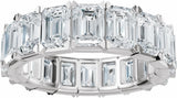 14K White Gold 7 CTW Lab-Grown Diamond Eternity Band Size 6.5