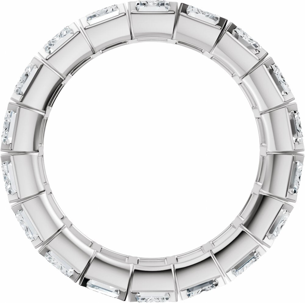 14K White Gold 6 3/4 CTW Lab-Grown Diamond Eternity Band Size 5.5