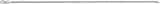 14K White Gold 1.5 mm Rope 7" Chain 