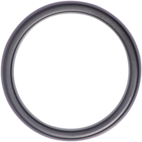 Black Ceramic & 14K Yellow Gold 8 Rope Inlay Comfort-Fit Half-Round Band with Satin Finish Size Satin