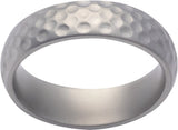 Cobalt 6 mm Golf Ball Texture Comfort-Fit Dome Band with Matte Finish Size 9